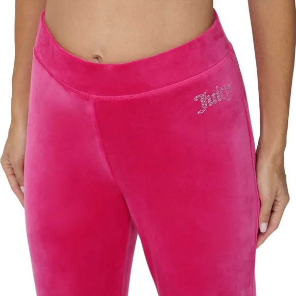 Juicy Couture Pink Velour Tracksuit- M - Picture 2 of 10